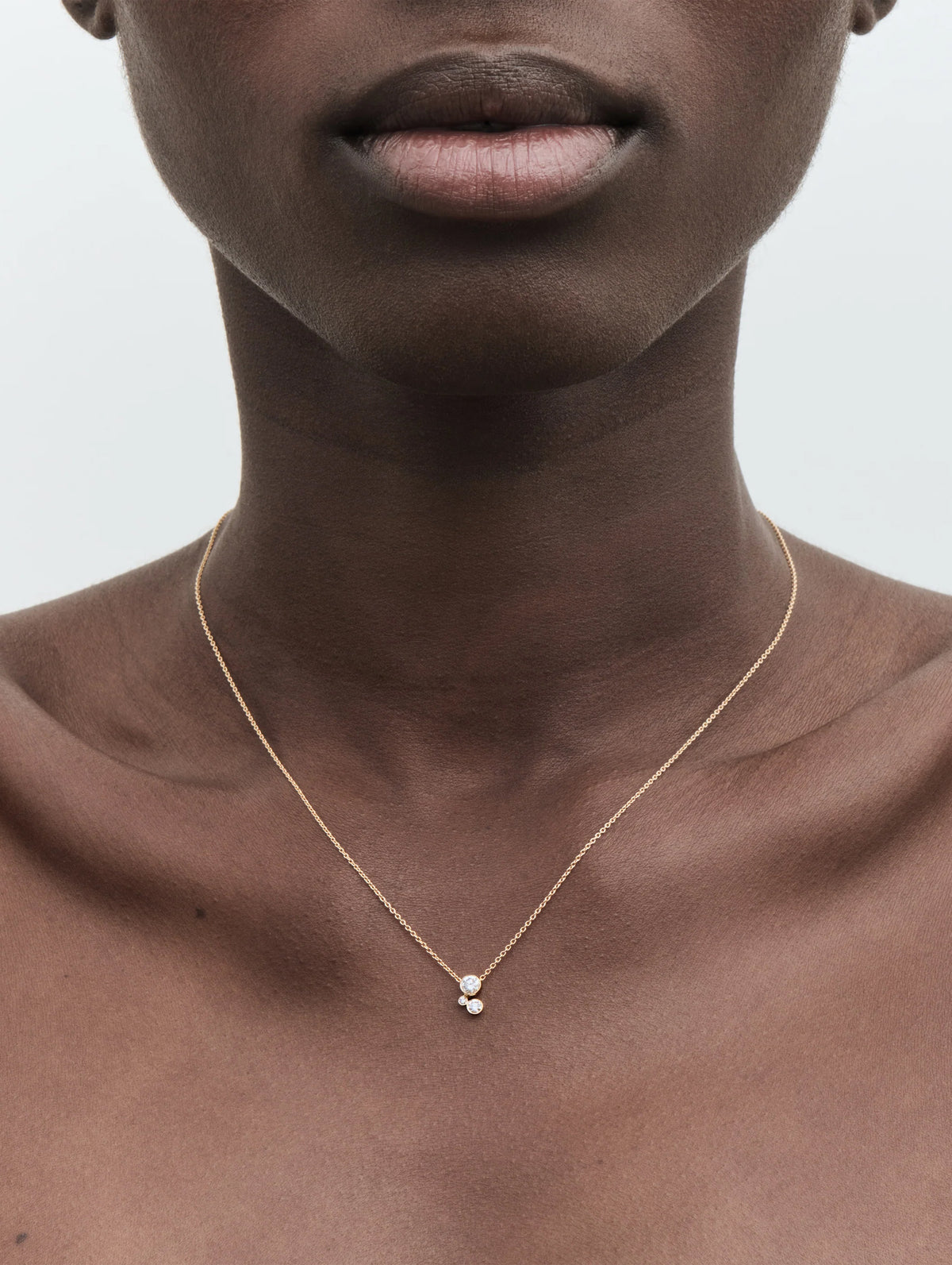 Stella Diamant Simple Necklace in Gold