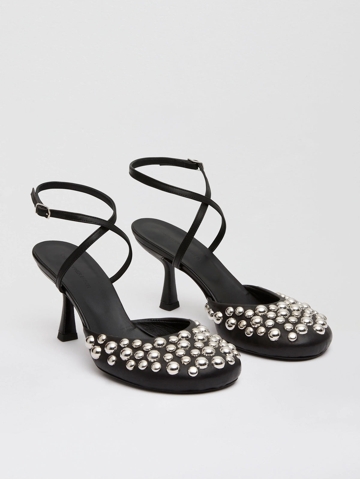 Hayden Studded Heel in Black