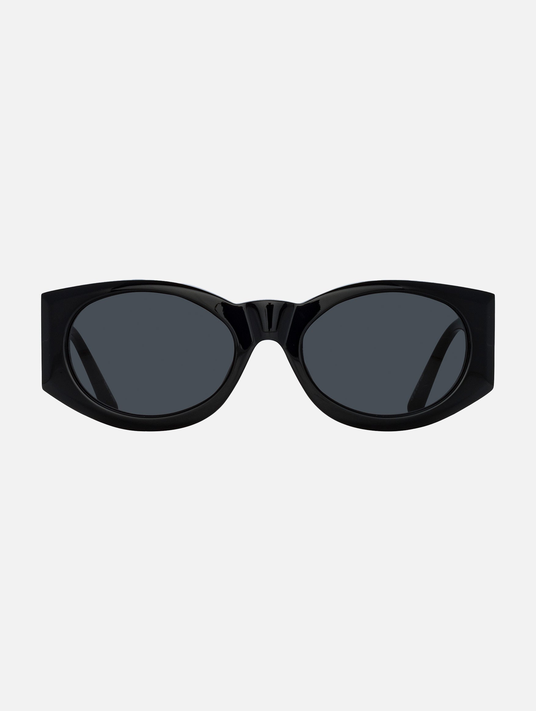 Oval Sunglasses in Black