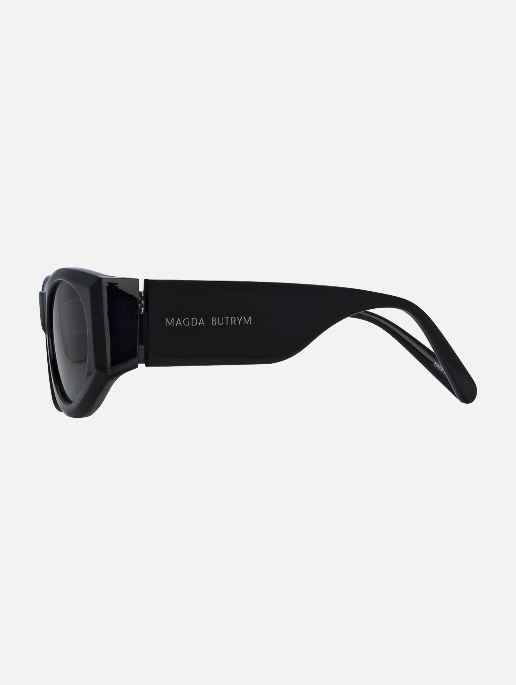 Oval Sunglasses in Black