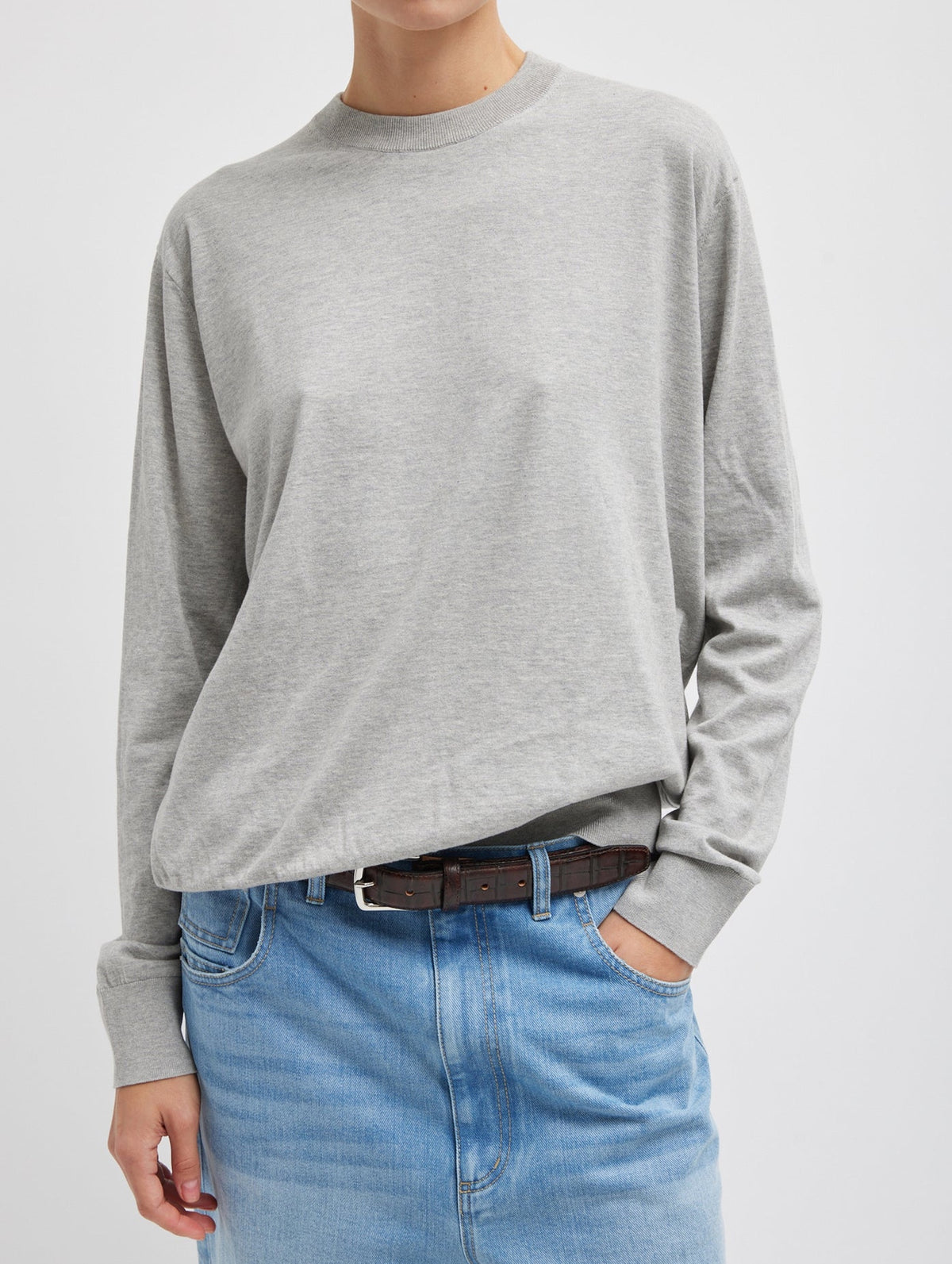 Perfect Men's Pullover in Heather Grey