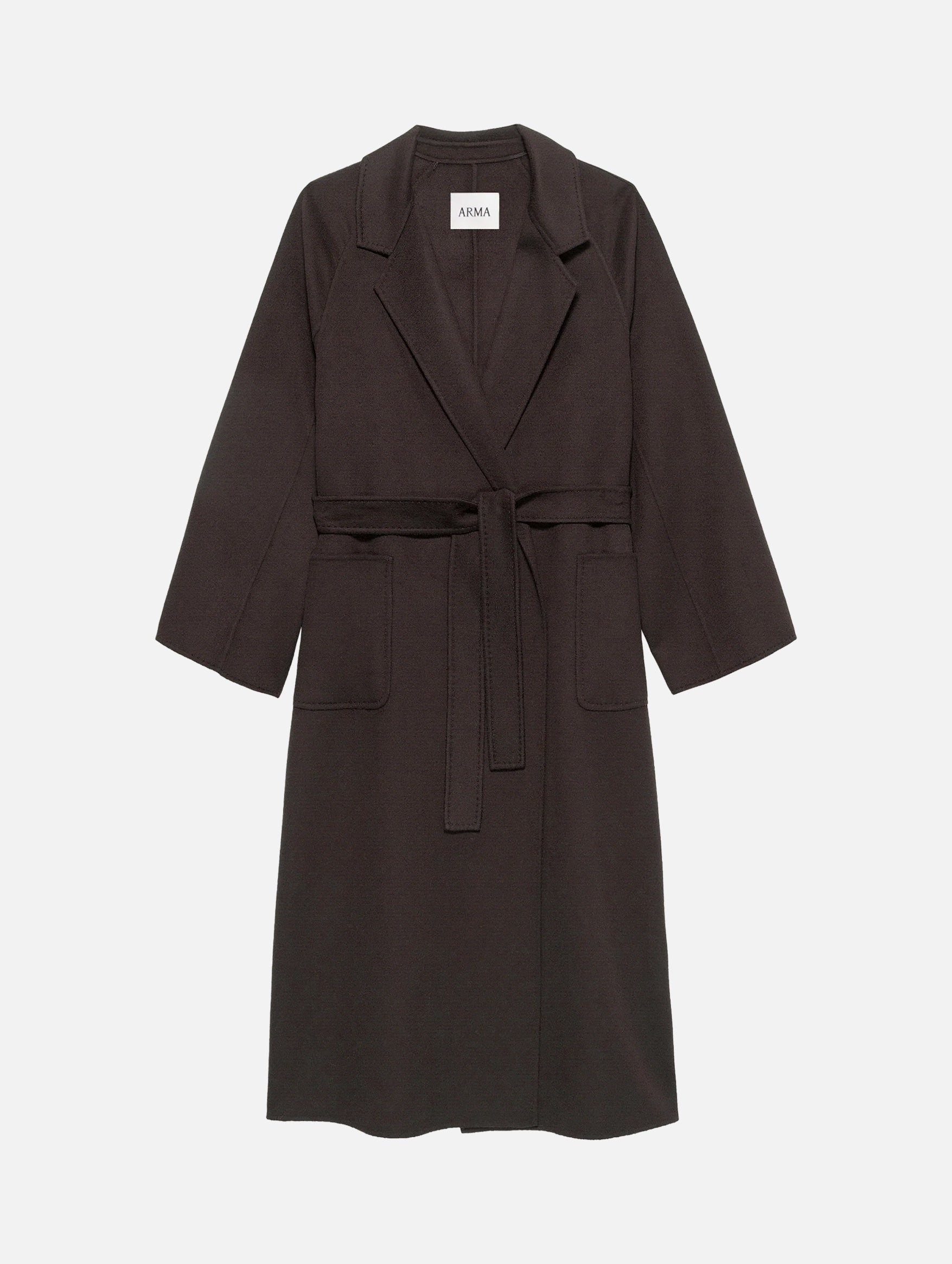 Suza Wool Coat in Umber