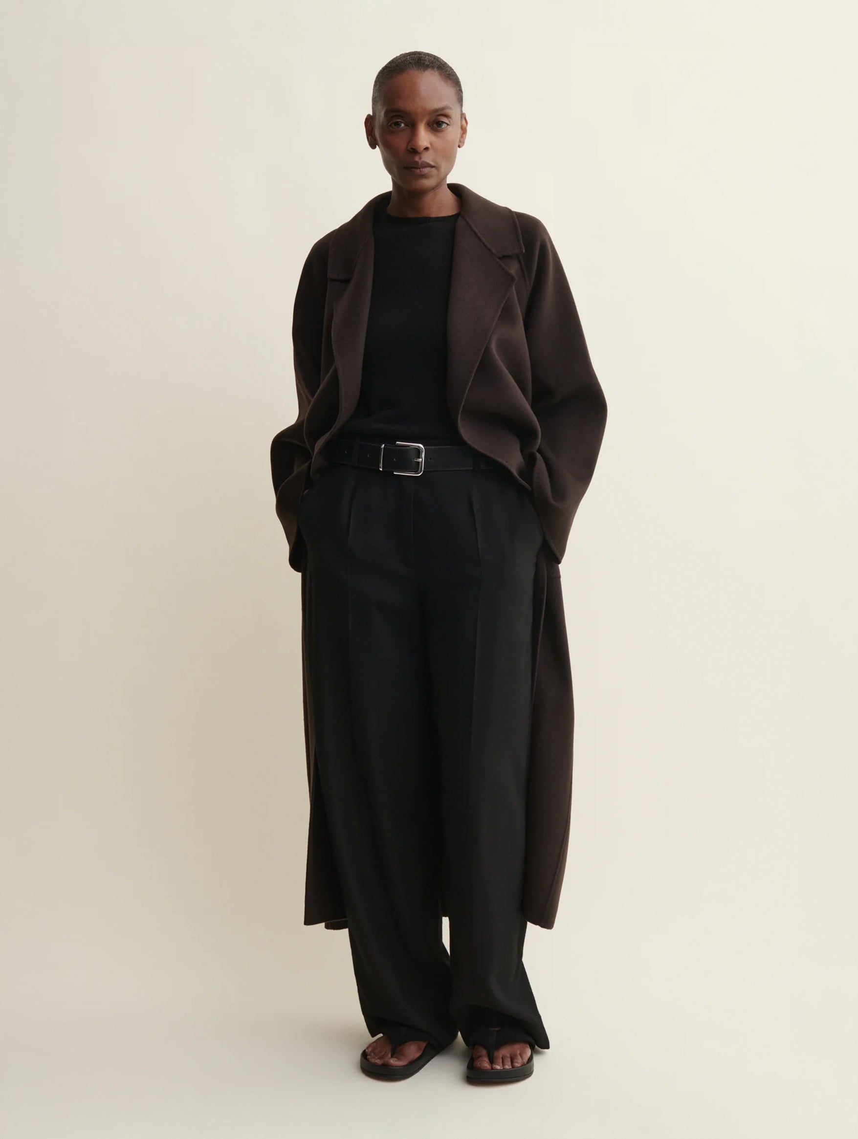 Suza Wool Coat in Umber