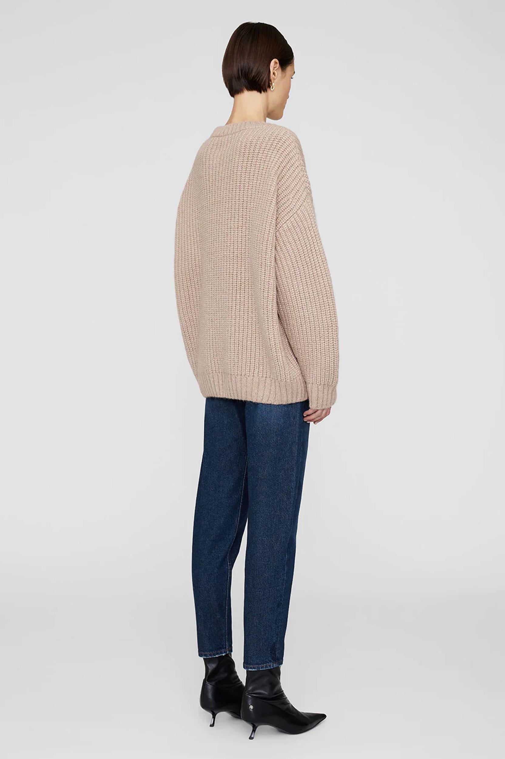 Sydney Crew Sweater in Camel