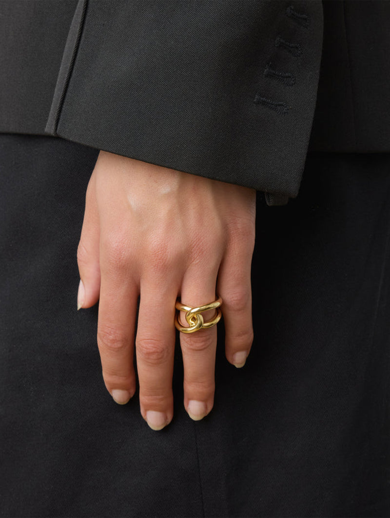 The Agnes Ring in Gold