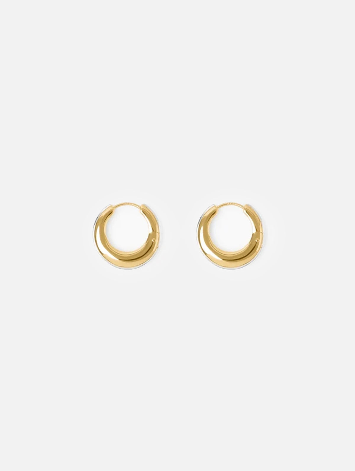 The Bonnie Earrings in Gold with Silver