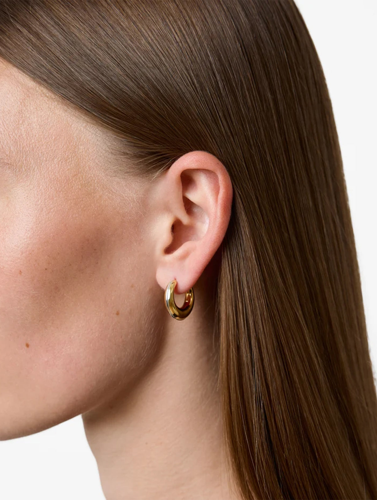 The Bonnie Earrings in Gold with Silver