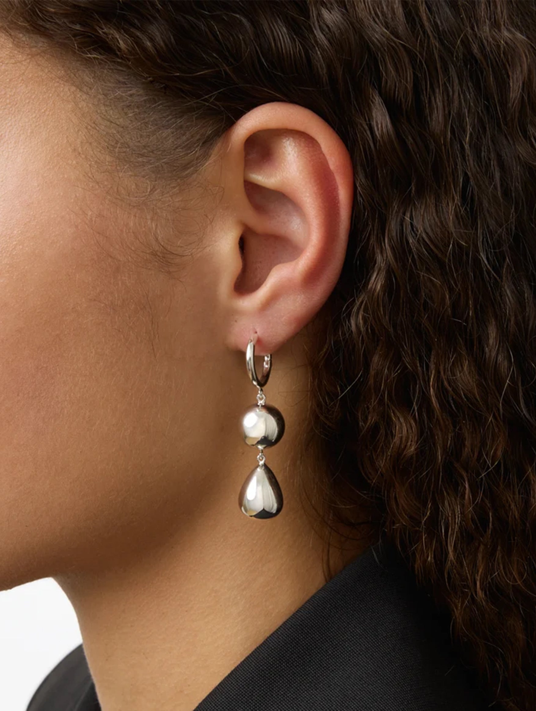 The Cathrine Earrings in Silver