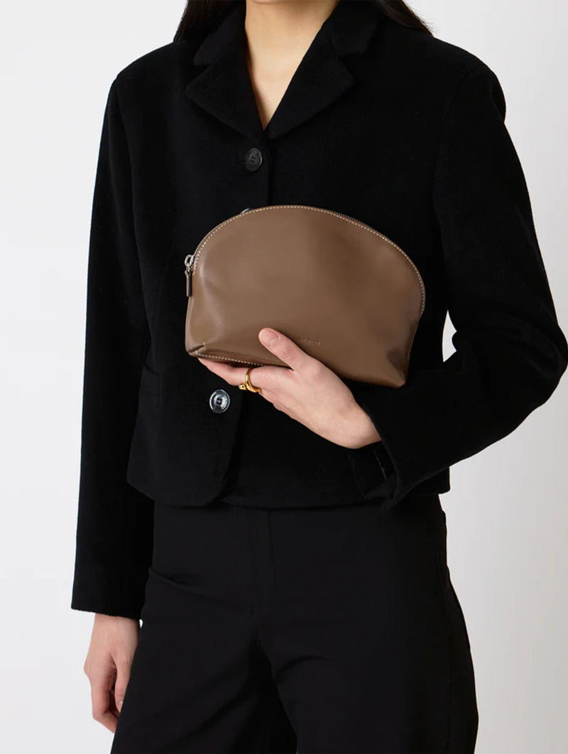 The Margot Pouch in Taupe