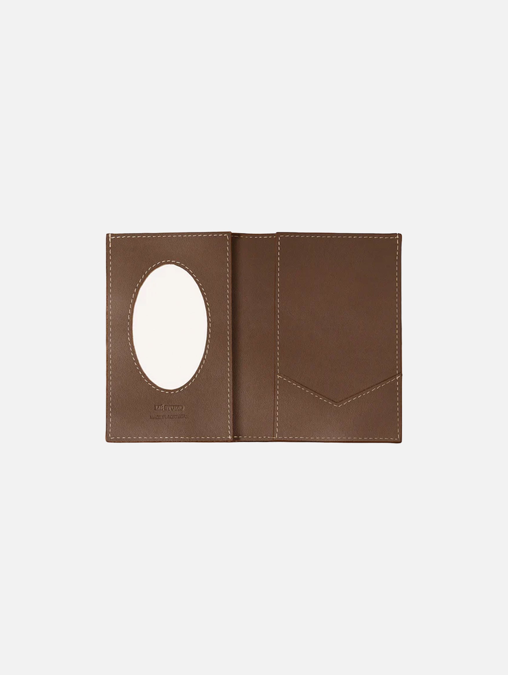 The Romy Passport Cover in Taupe
