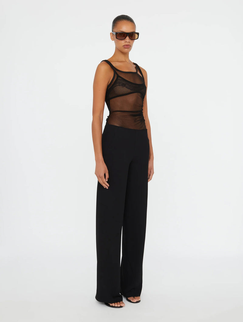 Traverse Bias Trouser in Black