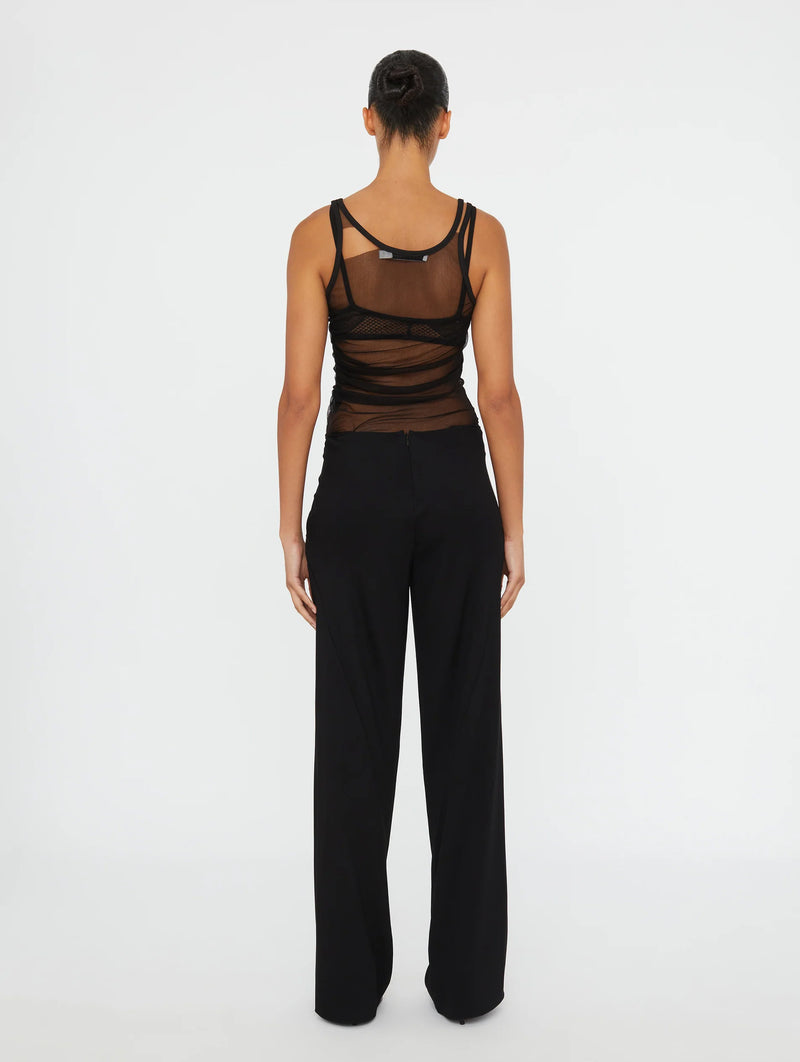 Traverse Bias Trouser in Black