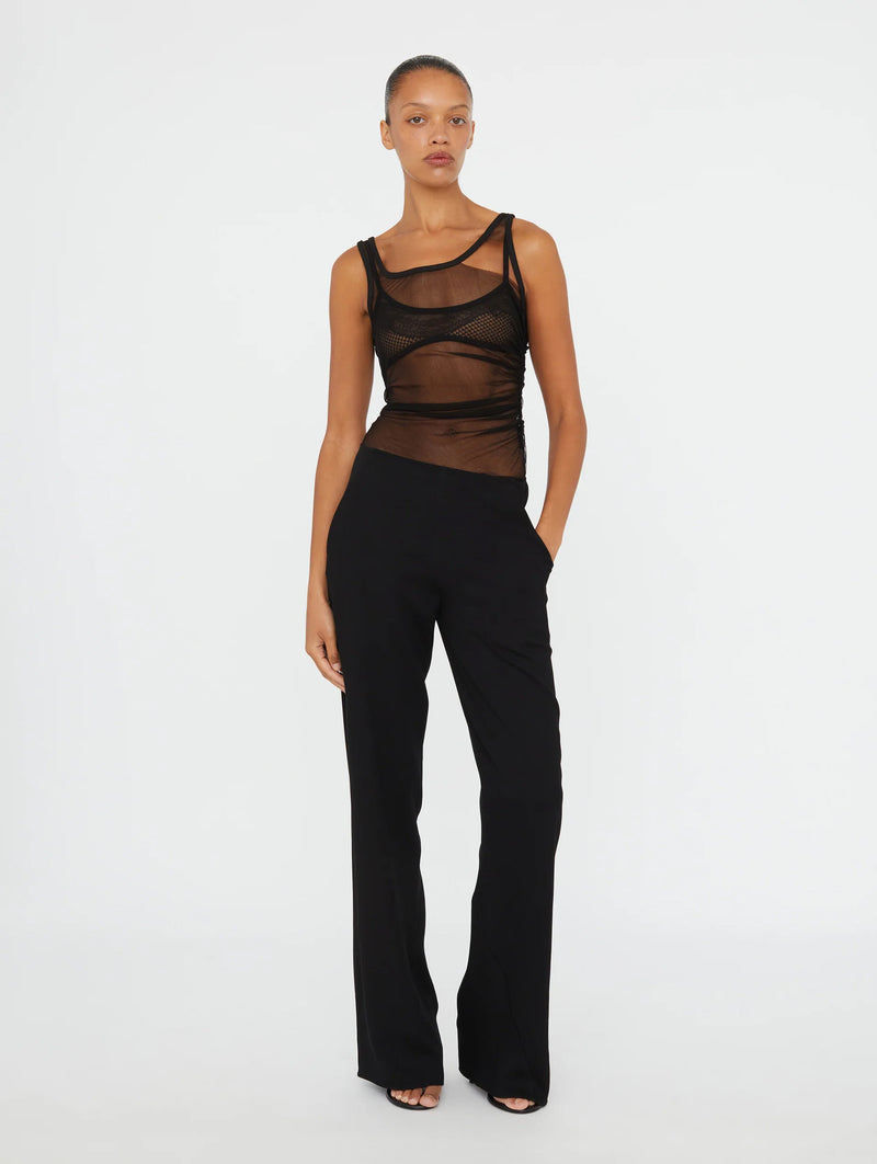 Traverse Bias Trouser in Black