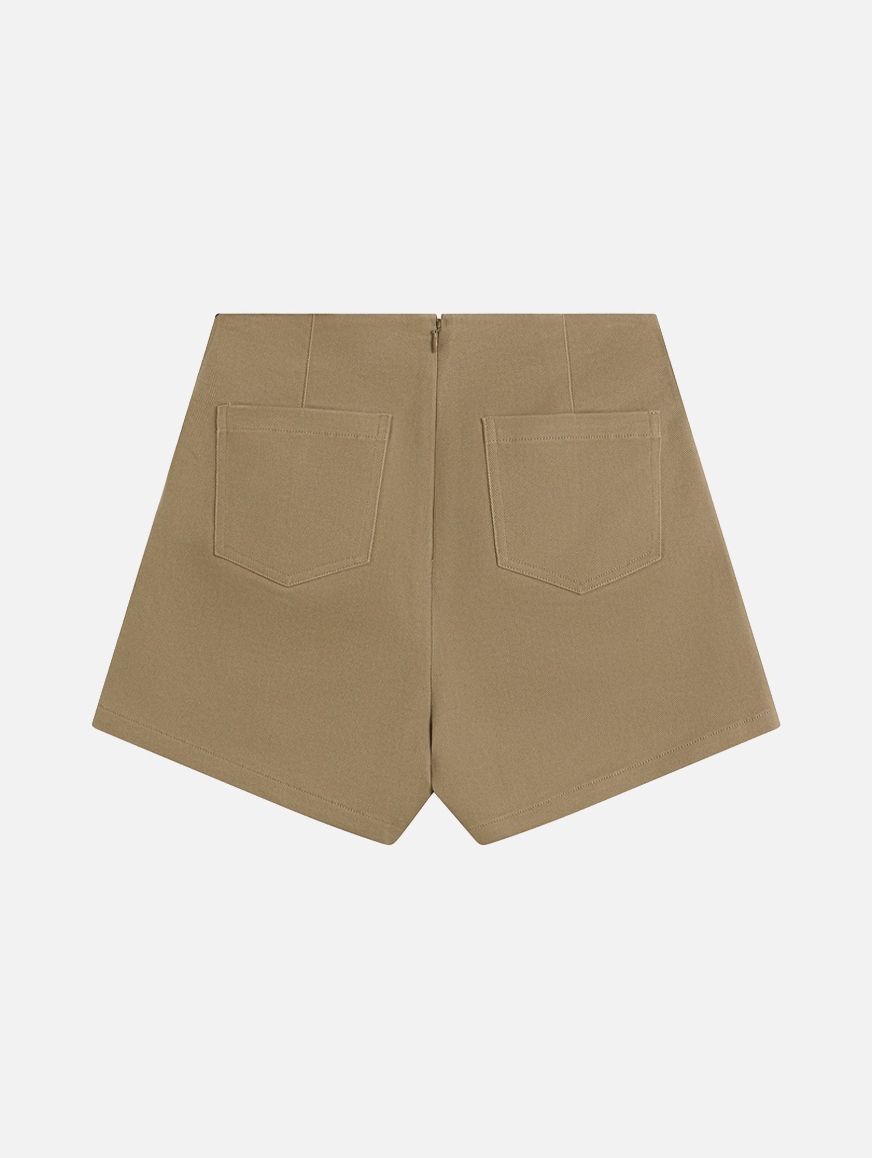 Tailored Stretch Short in Khaki