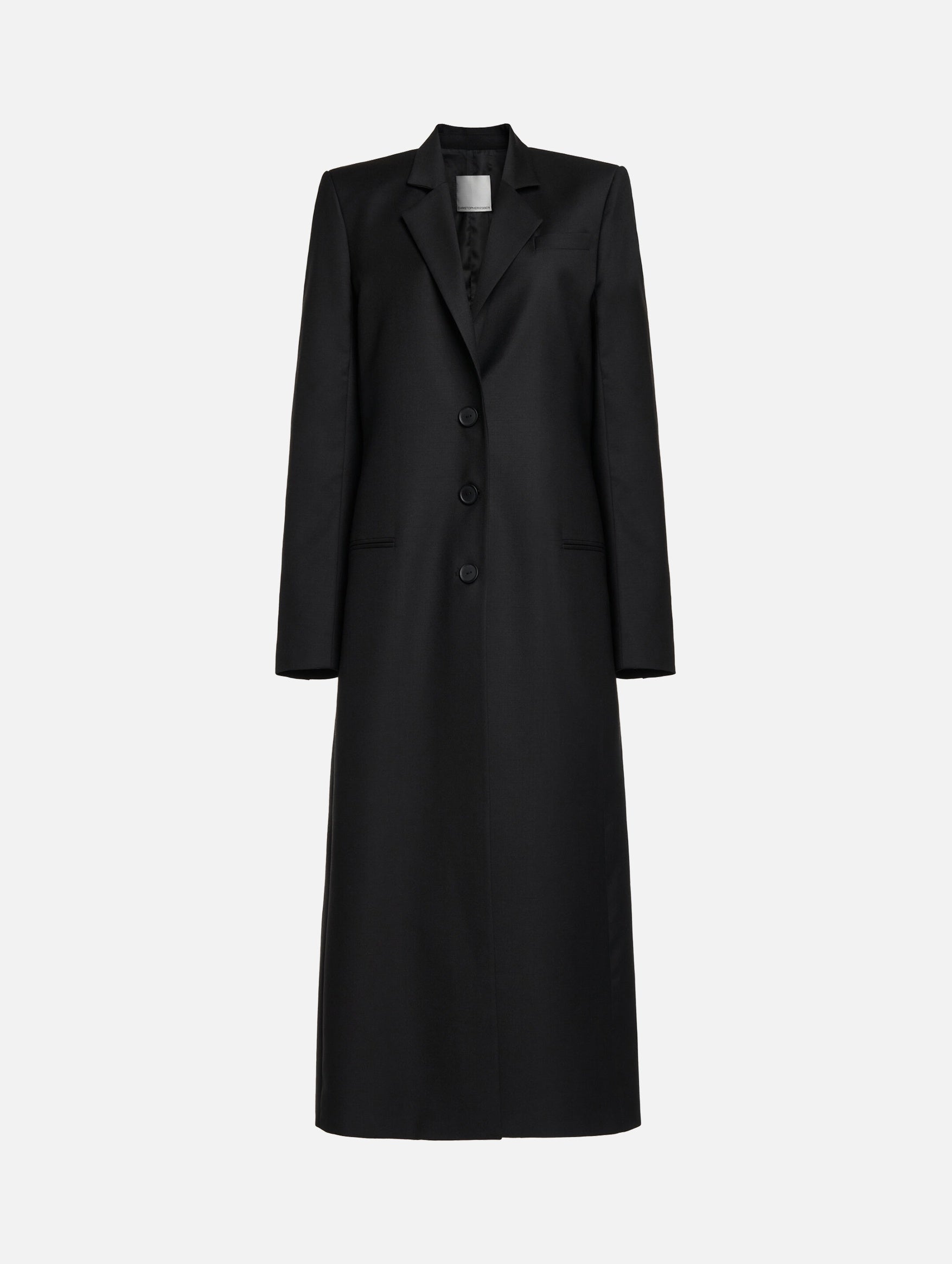 Talus Tailored Coat in Black