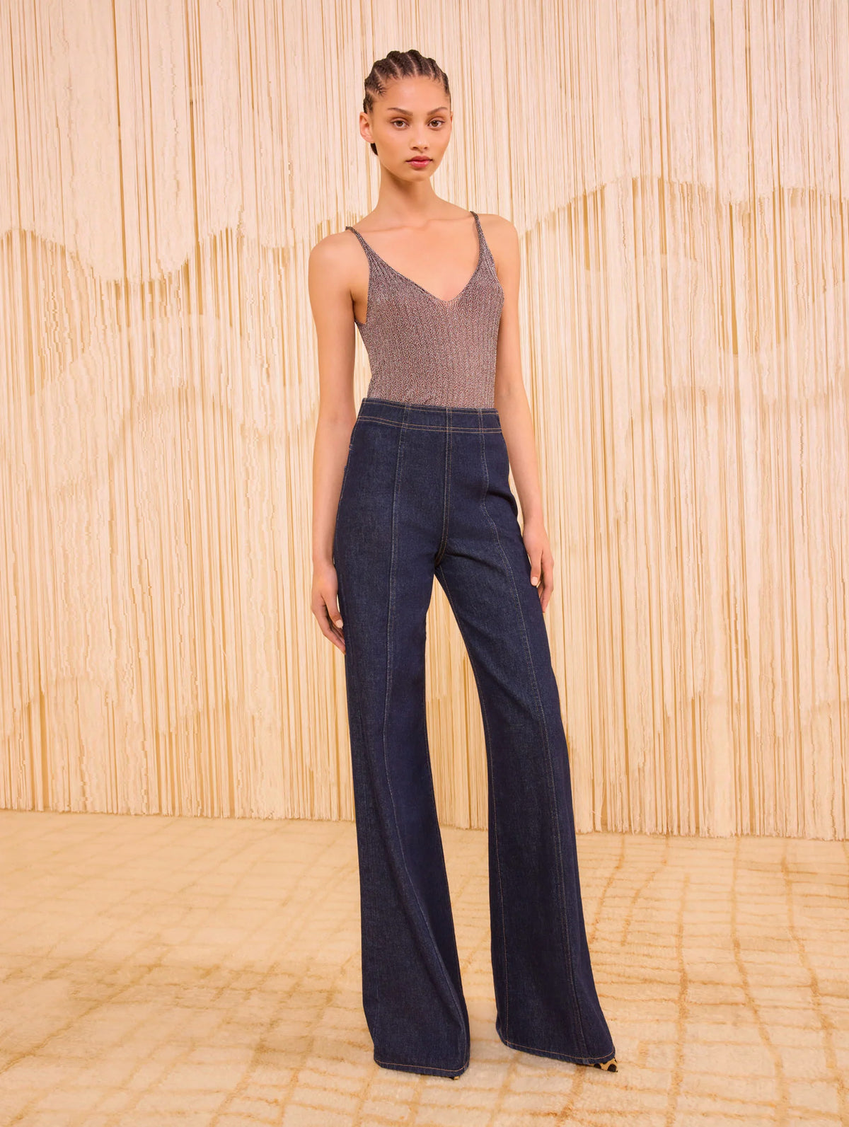 The Bianca Wide Leg Jean in Tigris