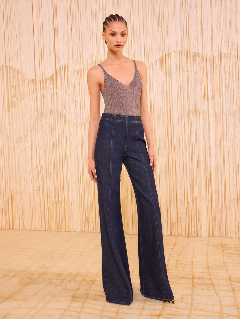 The Bianca Wide Leg Jean in Tigris