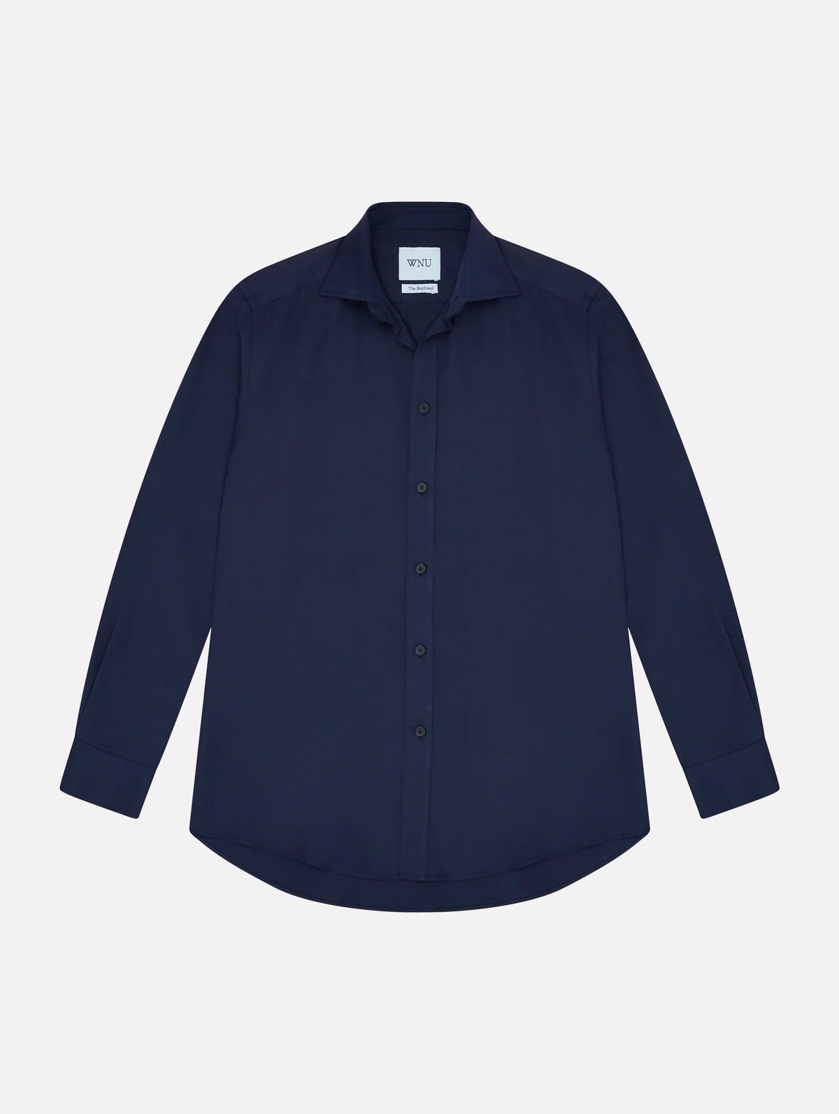 The Boyfriend Tencel Shirt in Navy