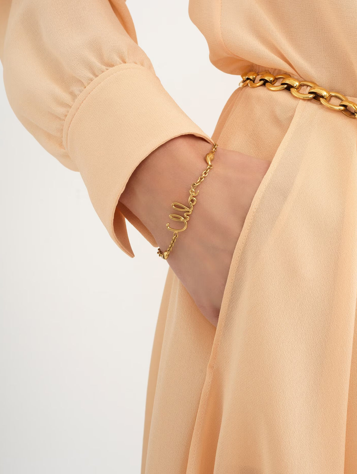 The Chloé Iconic Bracelet in Vintage Gold