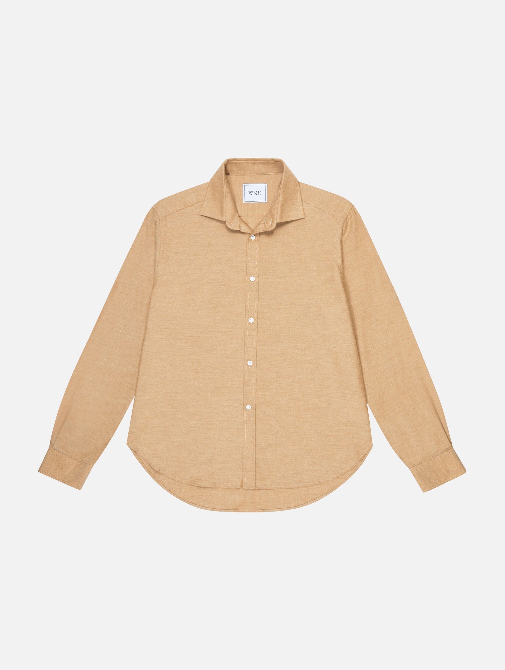 The Classic Wool Shirt in Caramel