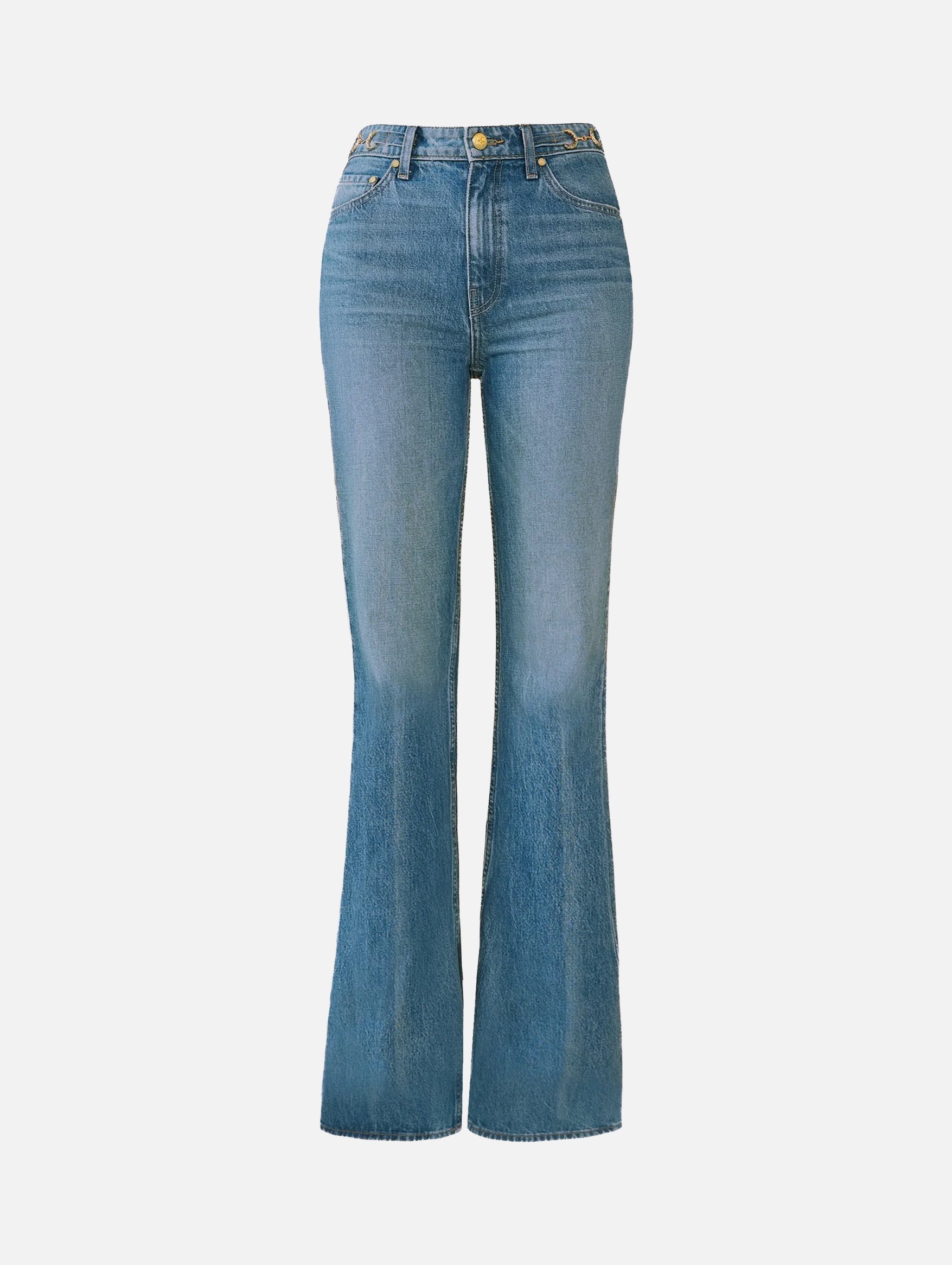 The Colette Straight Leg Jean in Danube