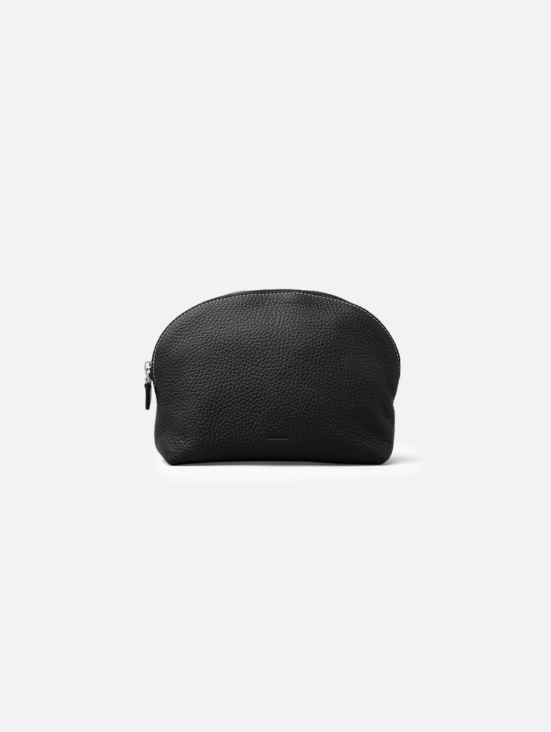 The Nancy Pouch in Black Grosgrain
