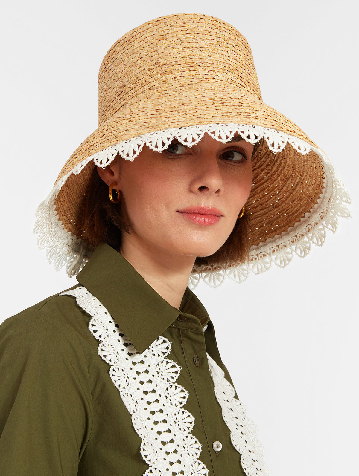 The Ombra Straw Hat in Natural