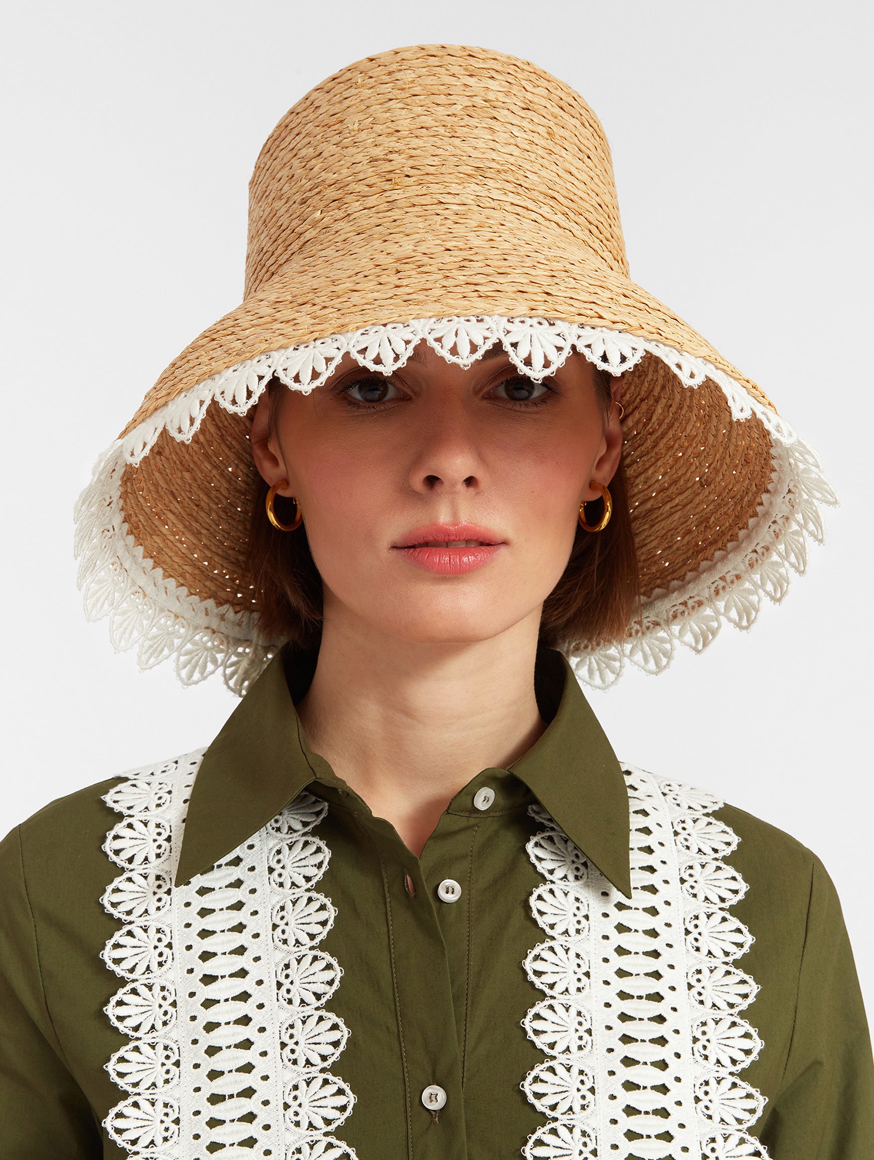 The Ombra Straw Hat in Natural