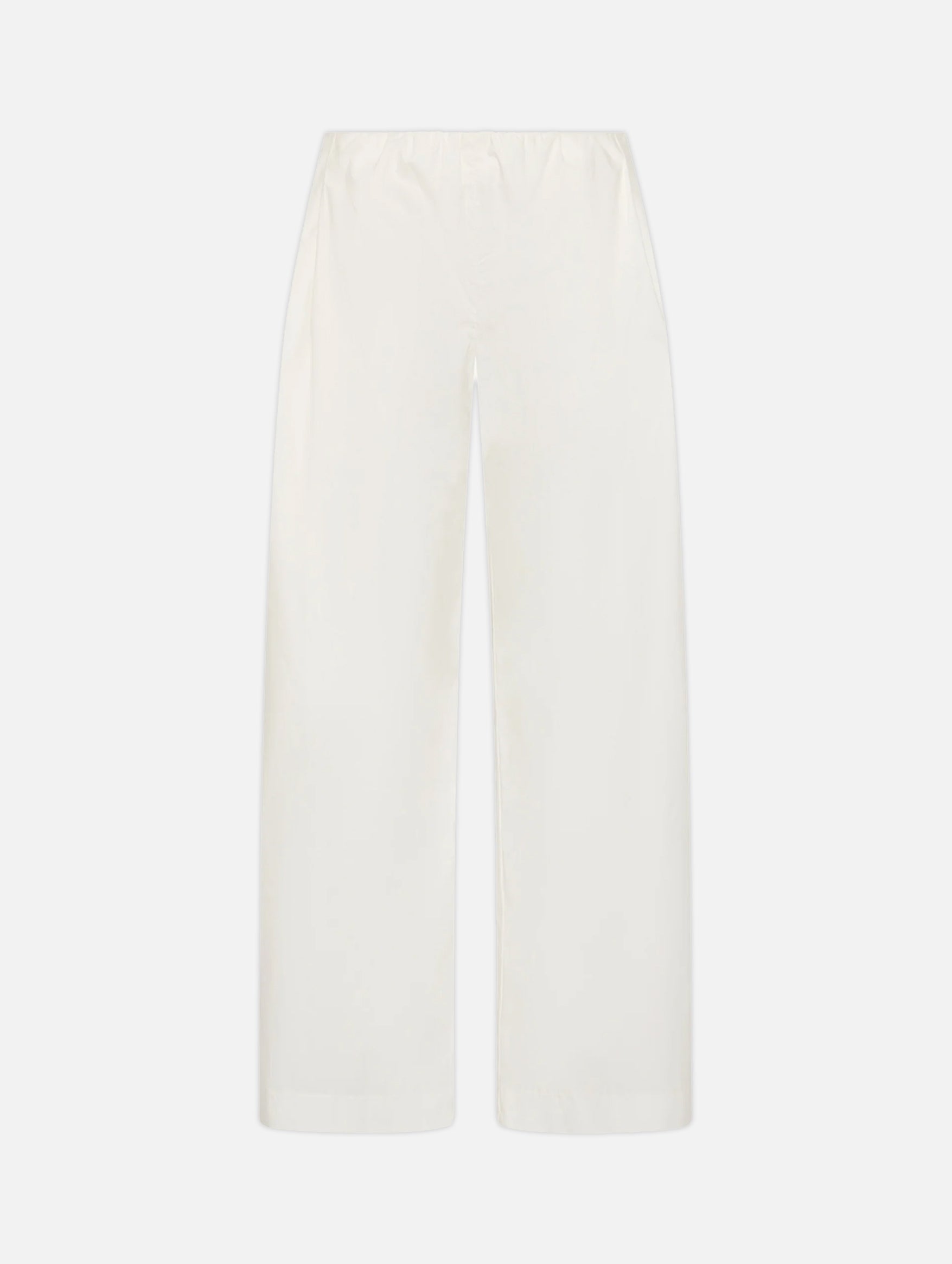 Things Are Looking Up Elastic Waist Pant in White