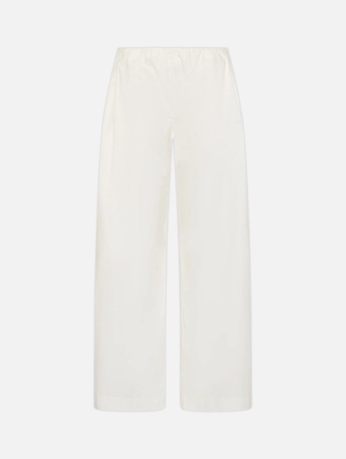 Things Are Looking Up Elastic Waist Pant in White