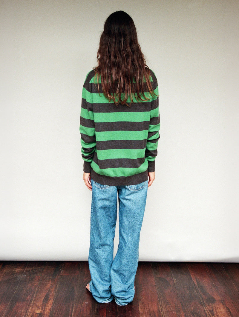 This Must Be The Place Sweater in Meadow Stripe