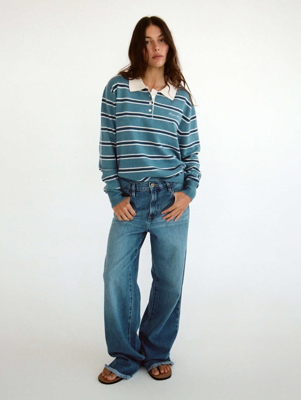 This Must Be The Place Sweater in Vintage Navy Stripe
