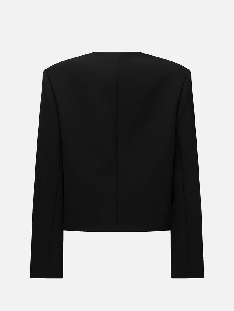 Tilmens Blazer in Black Satin