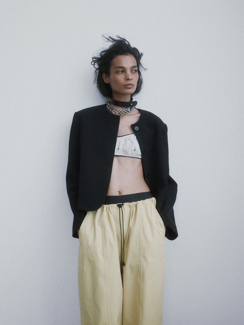 Tilmens Blazer in Black Satin