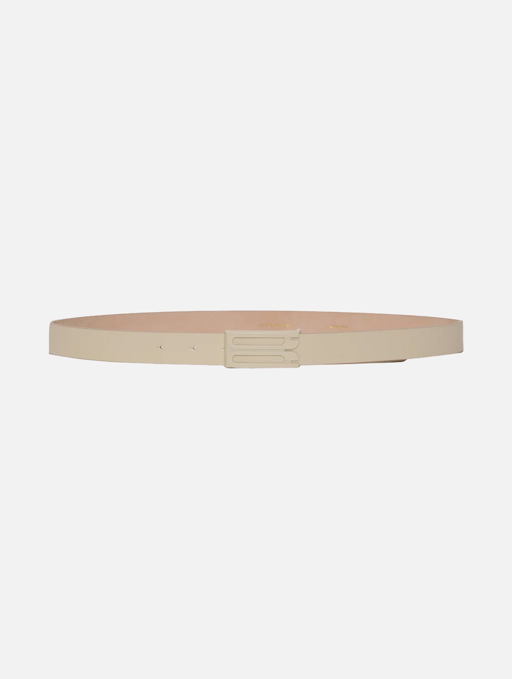 Regular Frame Tonal Belt in Ivory