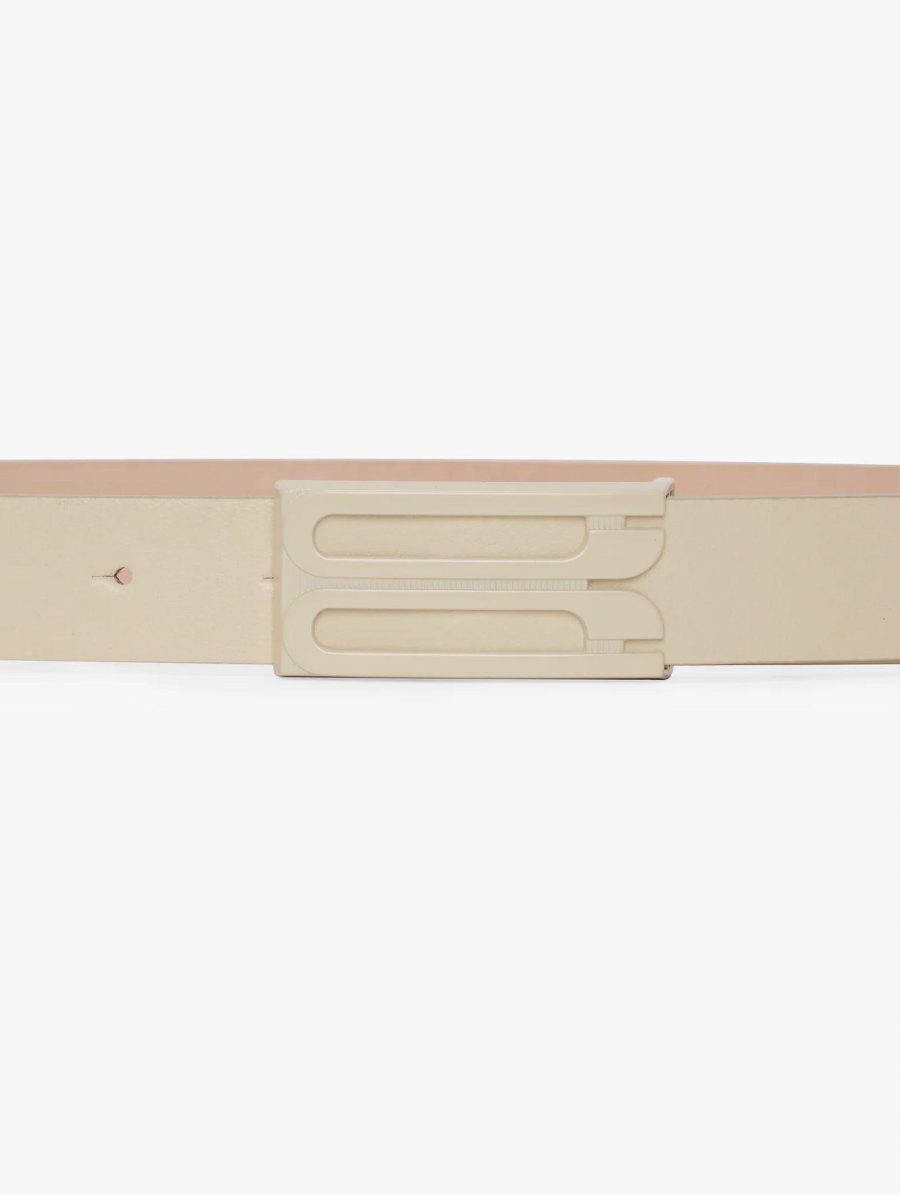 Regular Frame Tonal Belt in Ivory