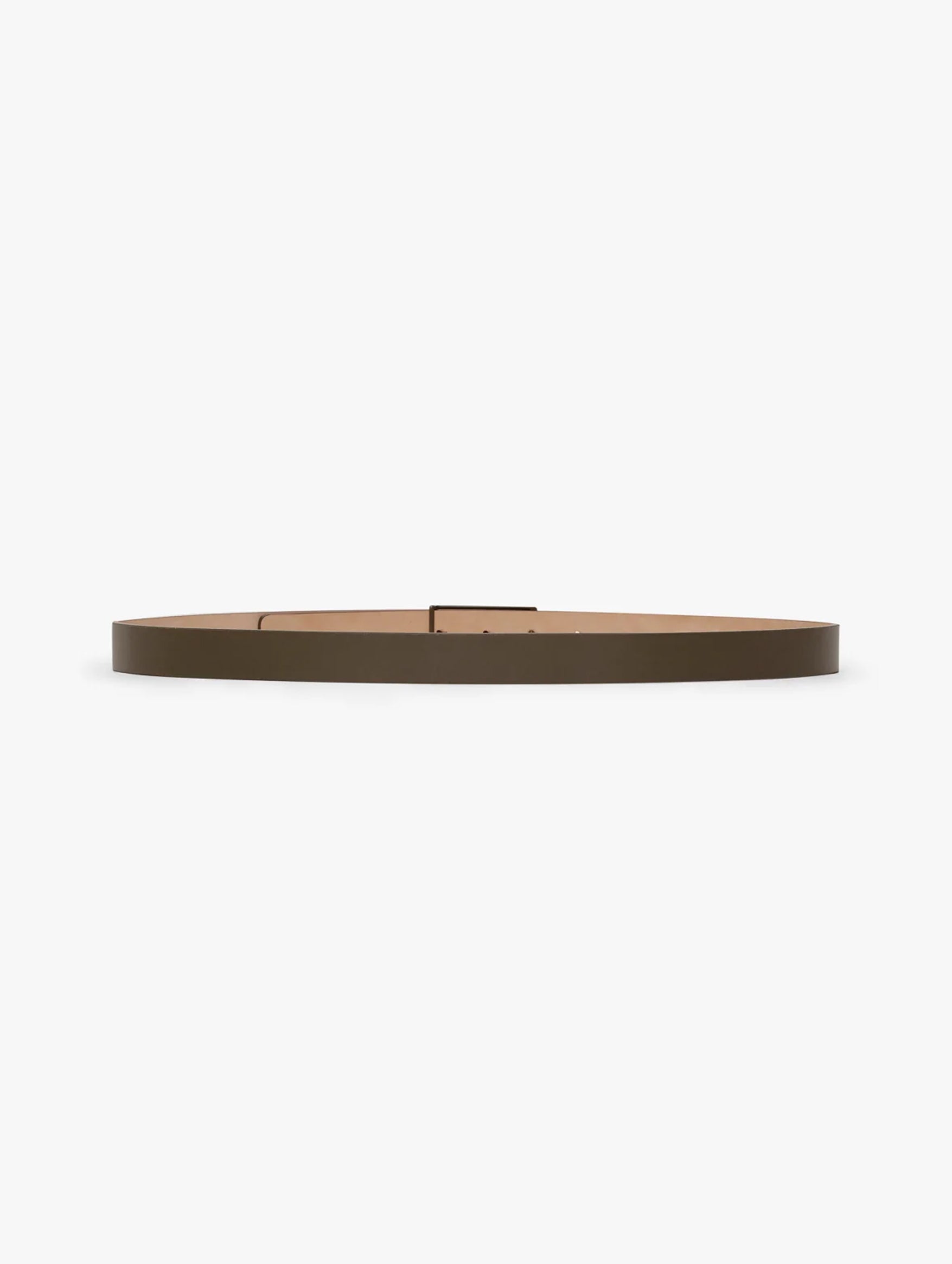 Regular Frame Tonal Belt in Khaki