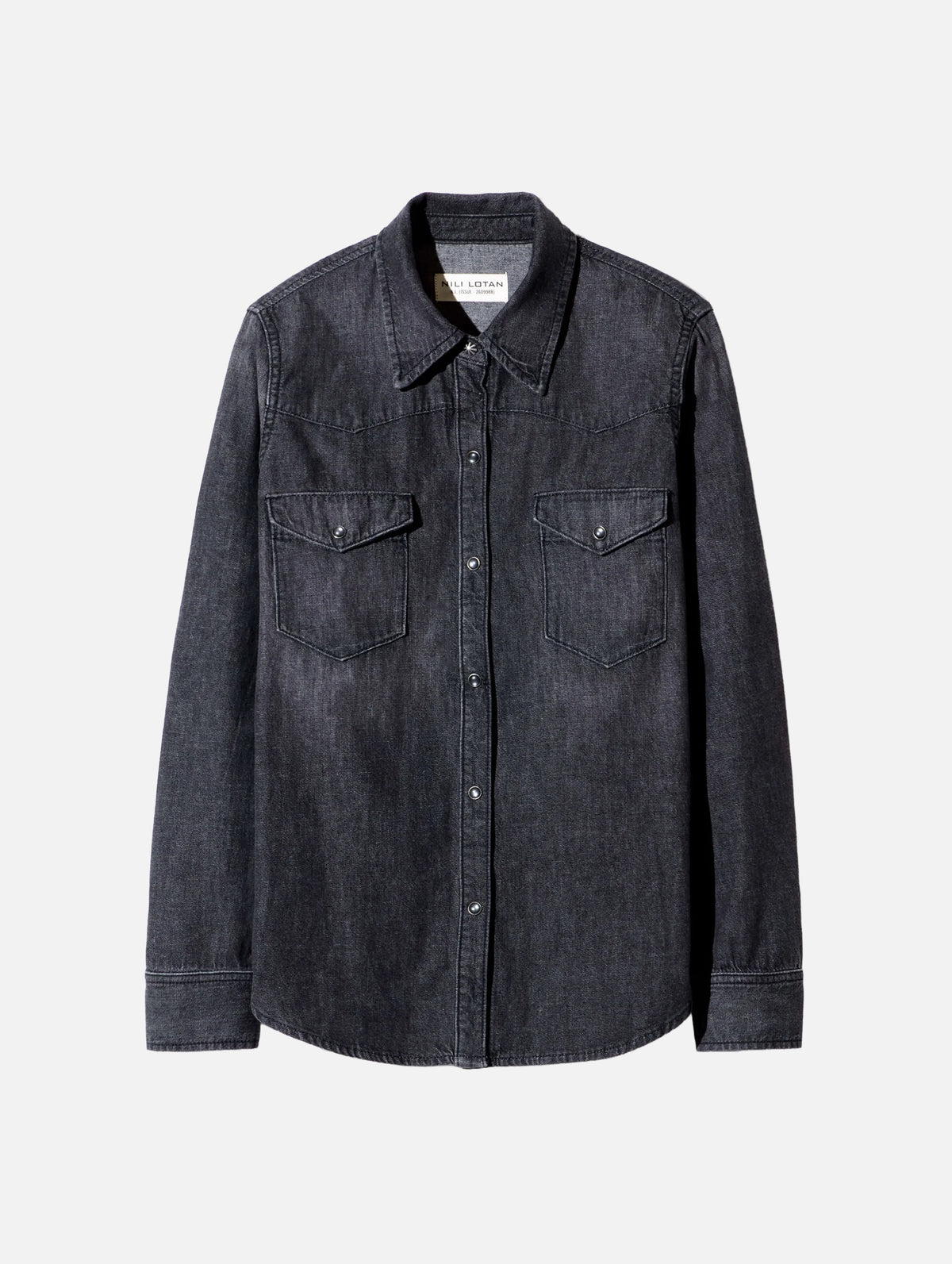 Travis Shirt in Faded Black Wash