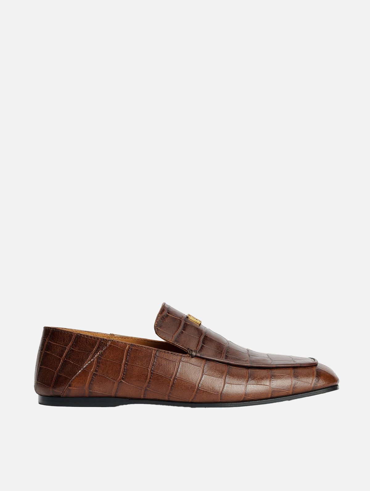 Tresina Leather Loafers in Bison