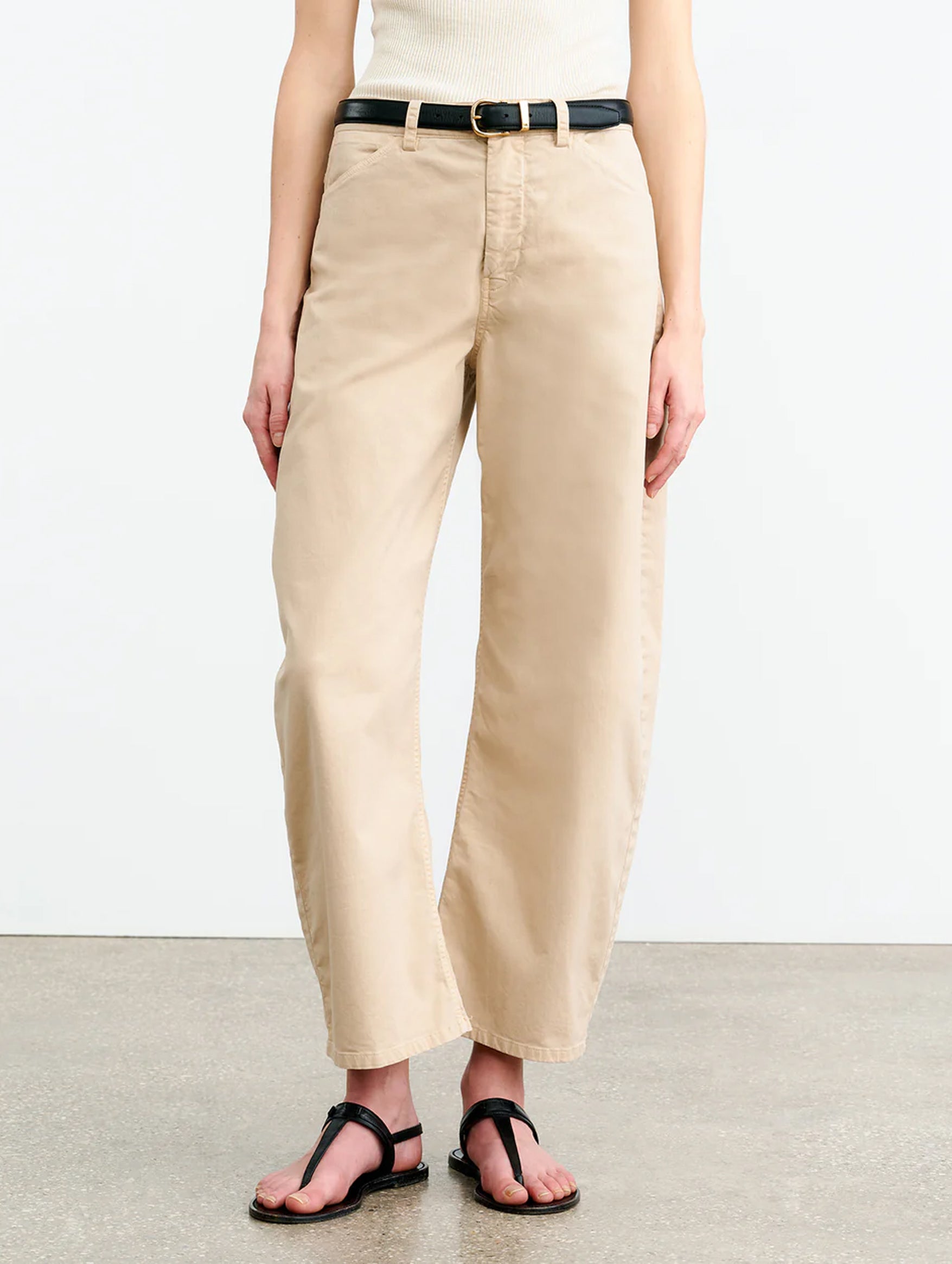 Tribeca Pant in Stone