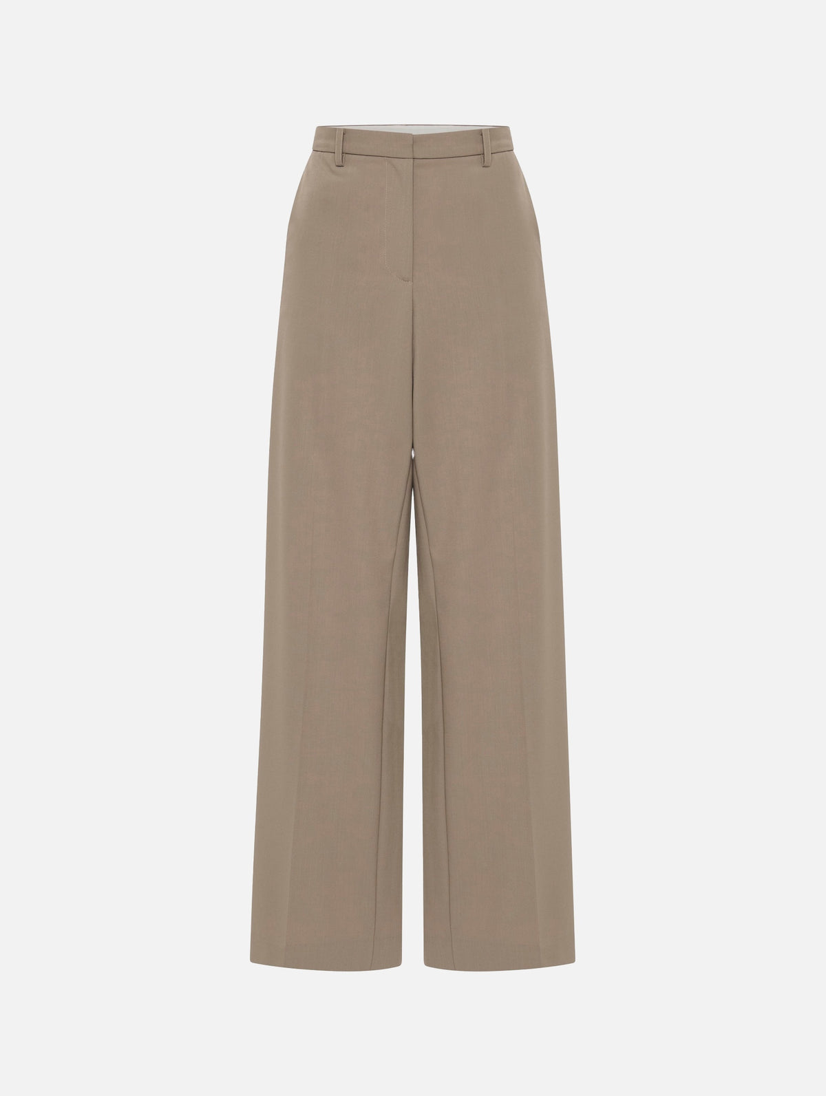 Relaxed Tailored Trouser in Taupe