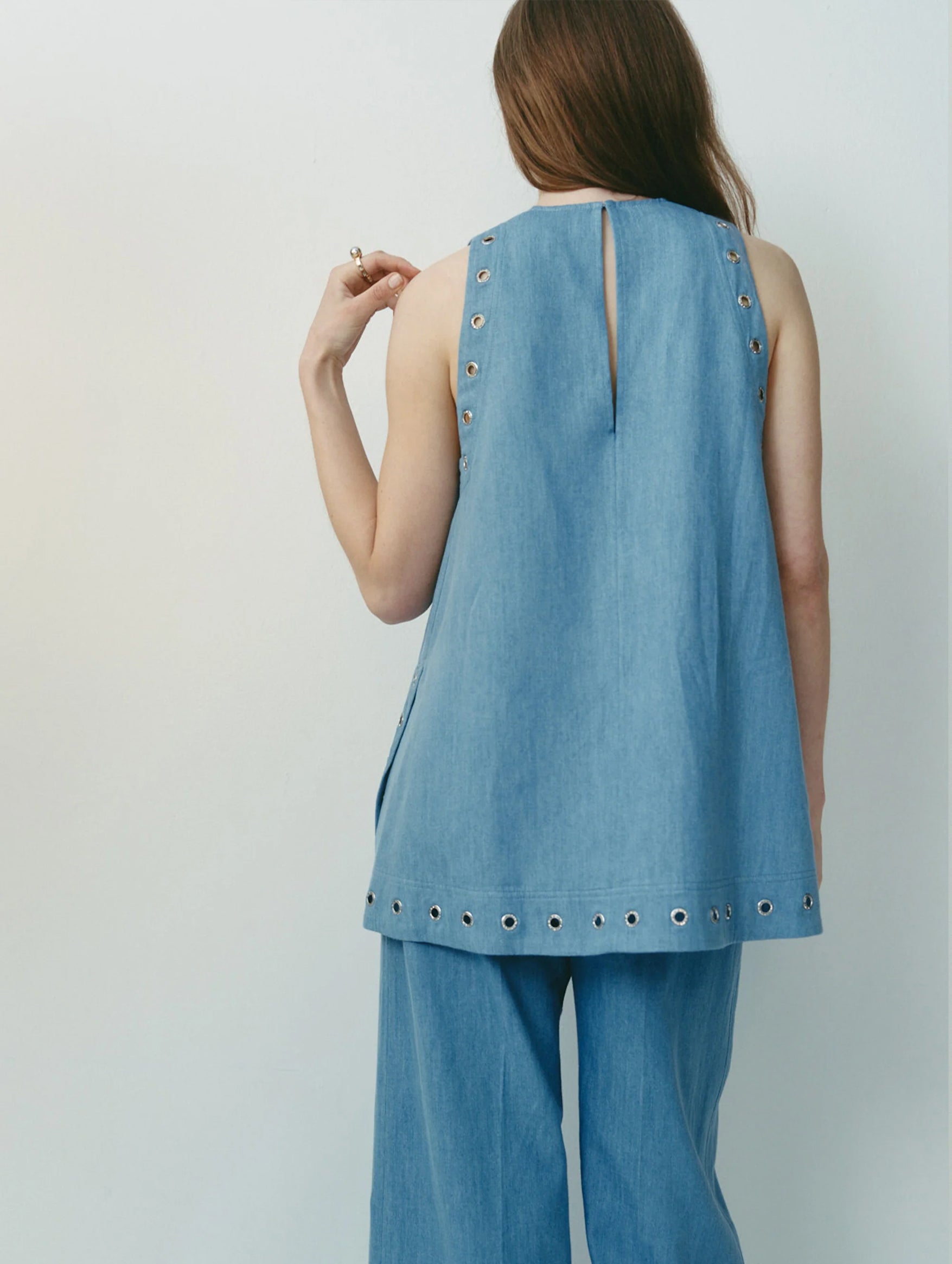 Tula Tunic in Vintage Denim