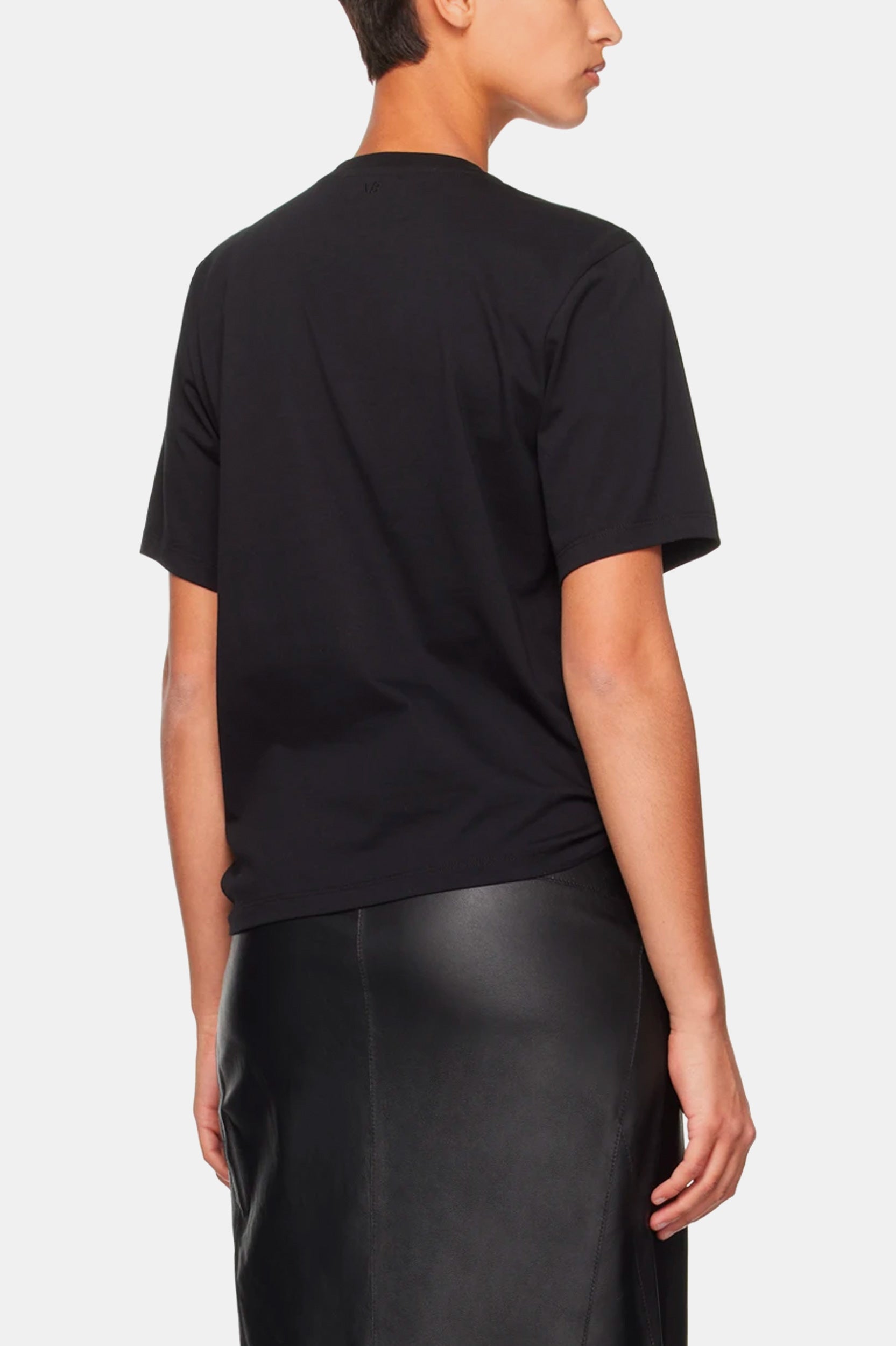 Twist Front Tee in Black