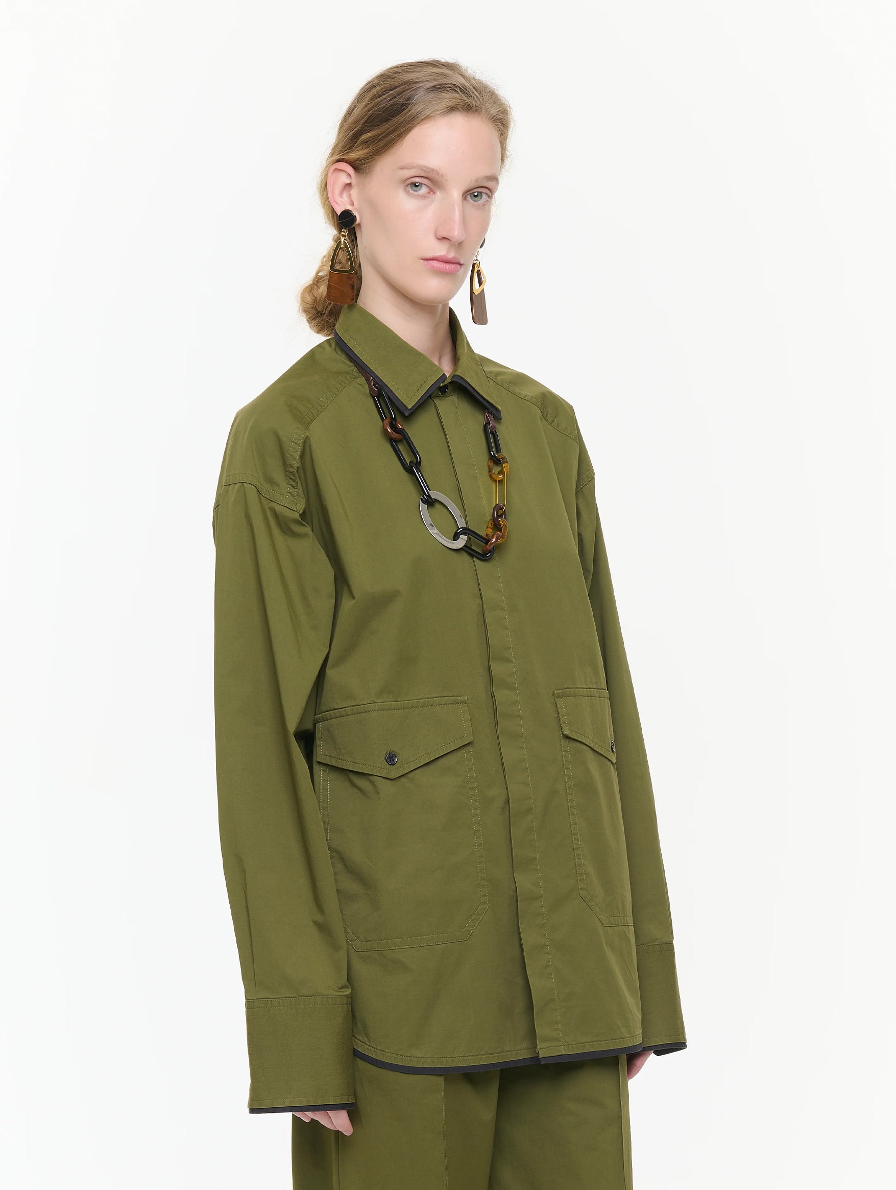 Utility Shirt in Lichen