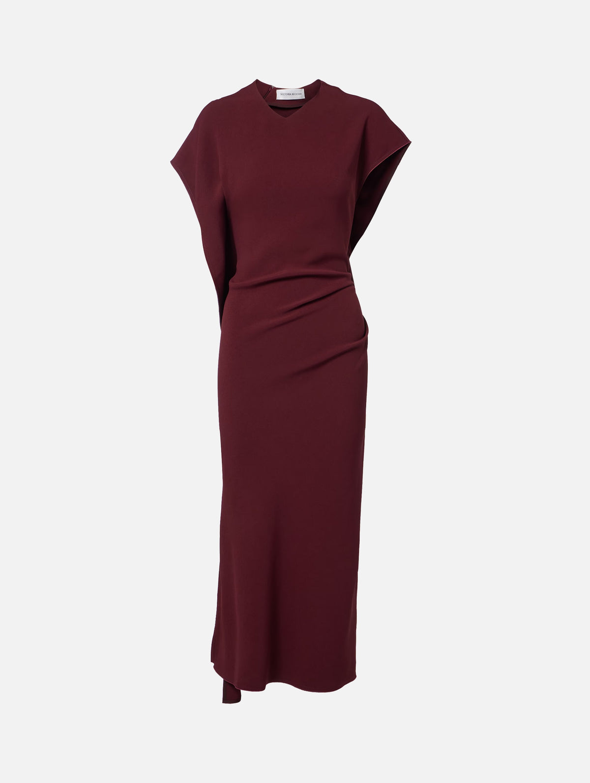 Victoria Midi Dress in Cinnabar Red