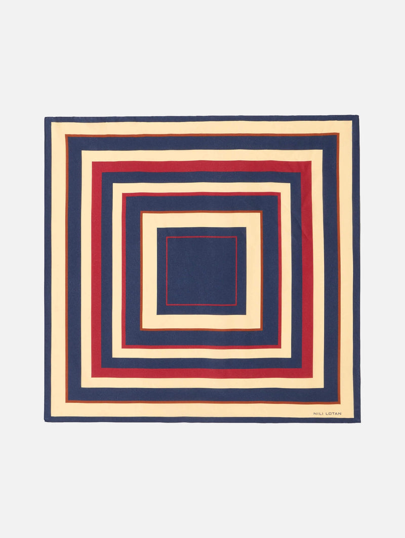 Vintage Scarf in Vintage Stripes