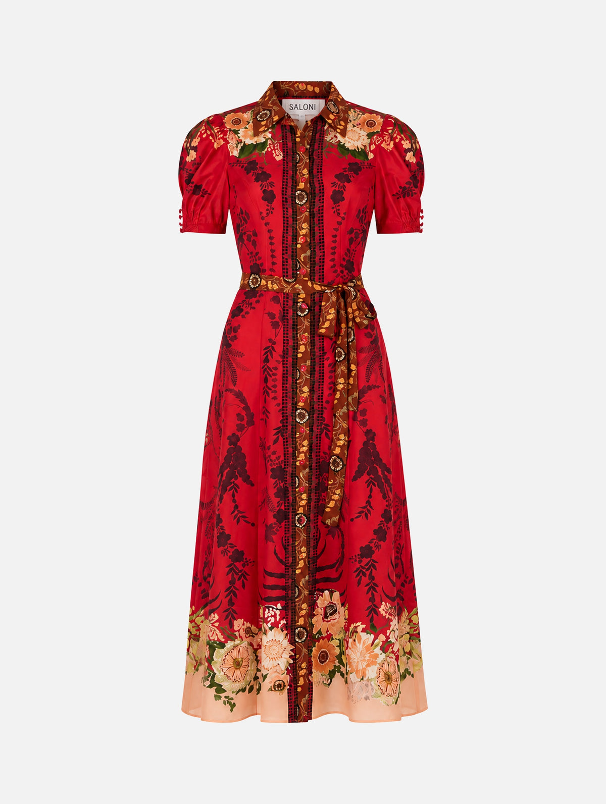 Vanessa Dress in Aster Border