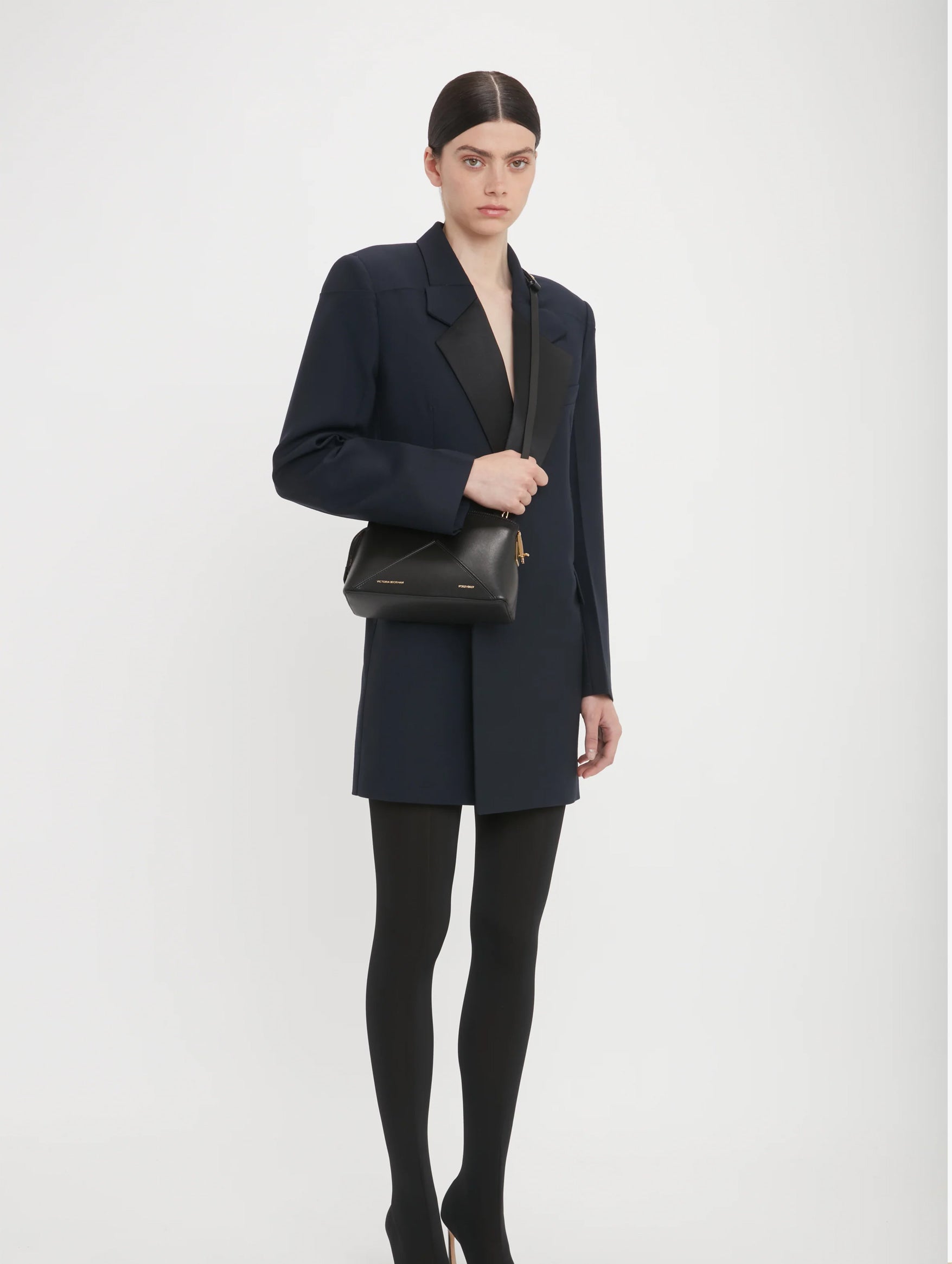 The Victoria Crossbody Bag in Black