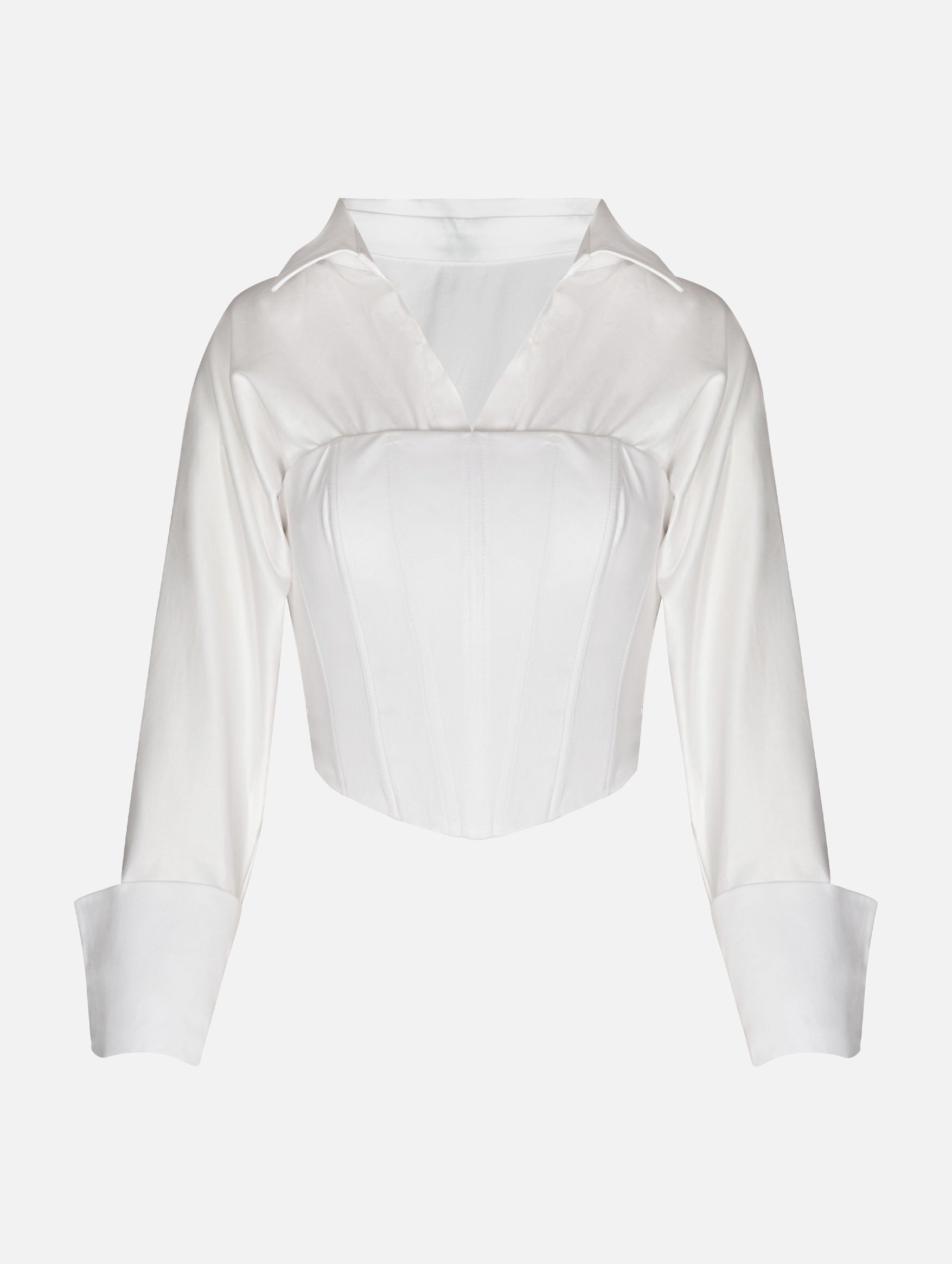 Vida Colon Blouse in Off-White