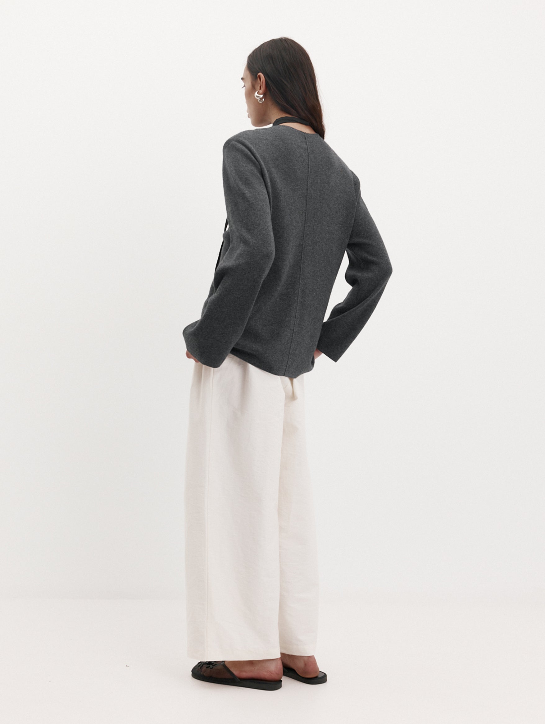 Violetta Cardigan in Pewter